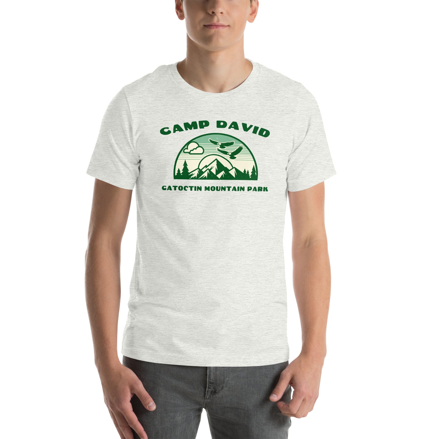 Camp David Inspired Vintage Green Mountain Tee