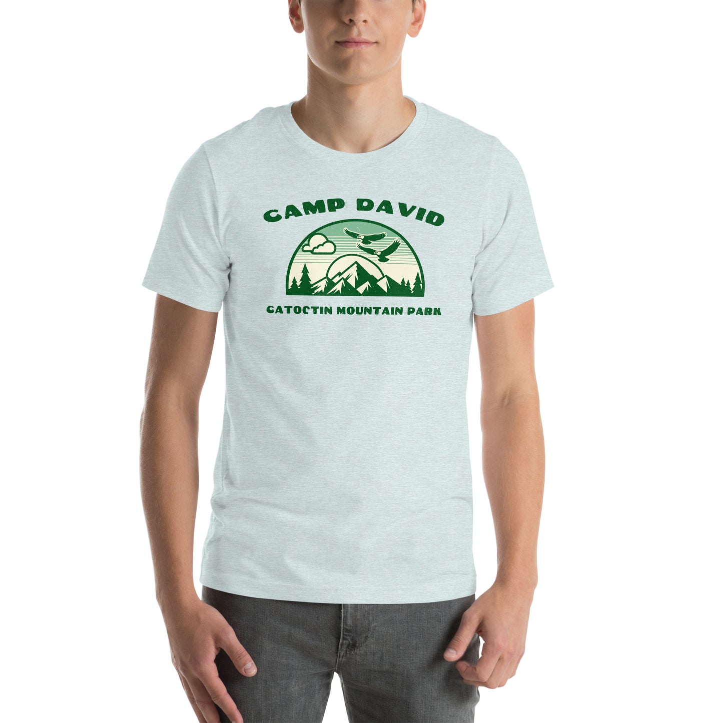 Camp David Inspired Vintage Green Mountain Tee