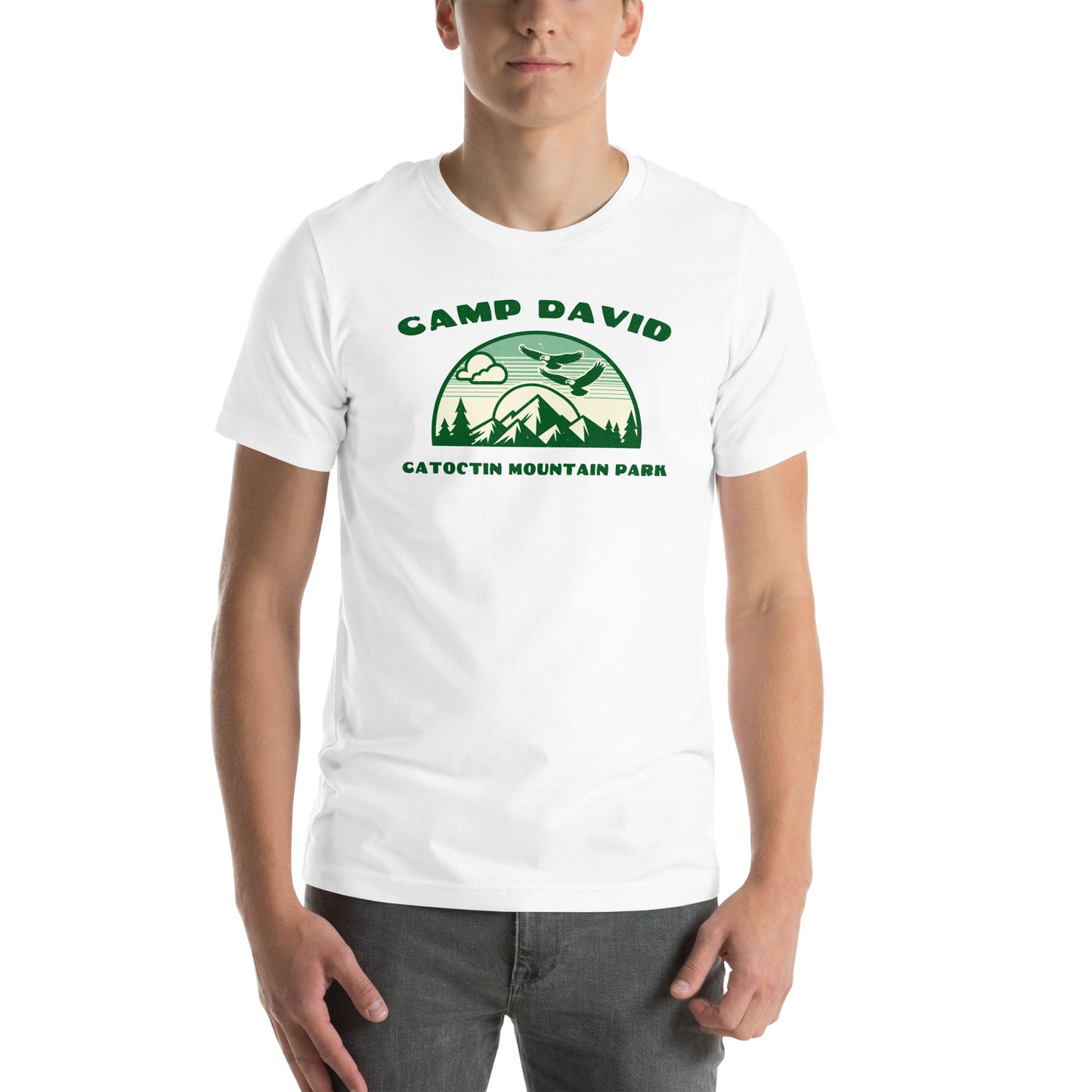 Camp David Inspired Vintage Green Mountain Tee